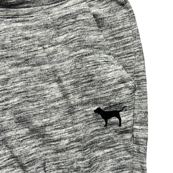 Victoria's Secret PINK Joggers Drawstring Marled Gray - Picture 2 of 4